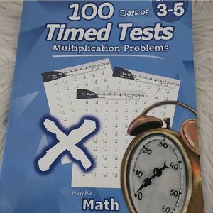 Timed tests math multiplication grades 3-5
